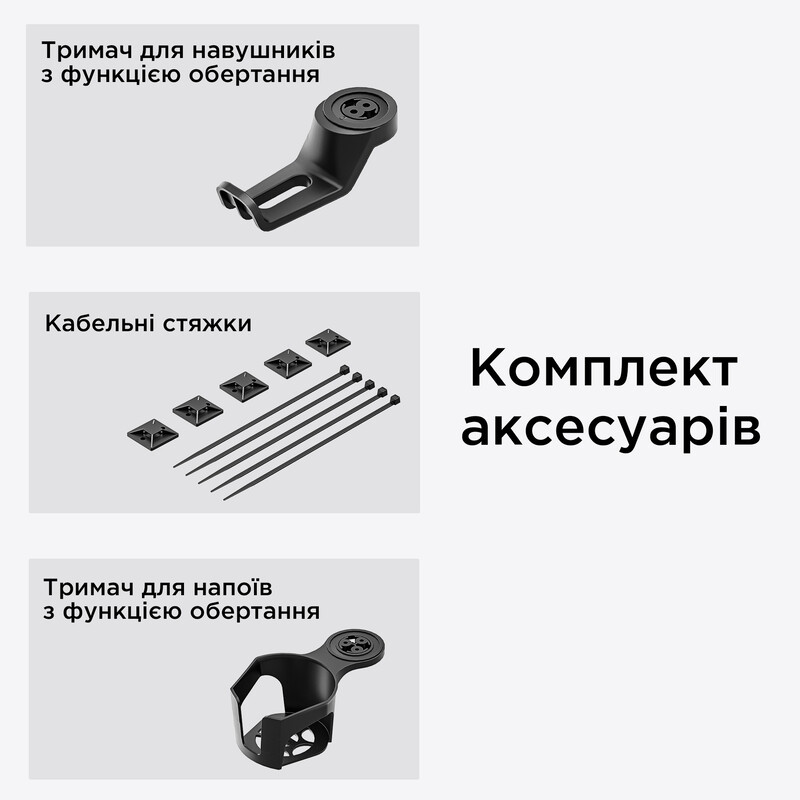 Комп`ютерний стіл Anda Seat Xtreme 1600x800 Black (AD-D-DD1-1600-07-B)
