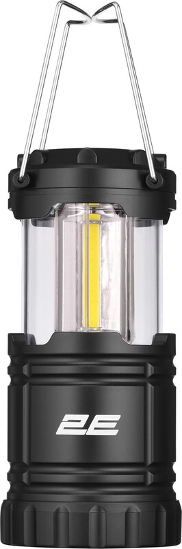 Фонарь кемпинговый на батарейках 2E 3 Вт складной Black (2E-PLBL3AAF)