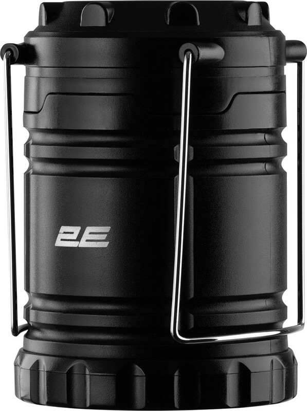 Фонарь кемпинговый на батарейках 2E 3 Вт складной Black (2E-PLBL3AAF)