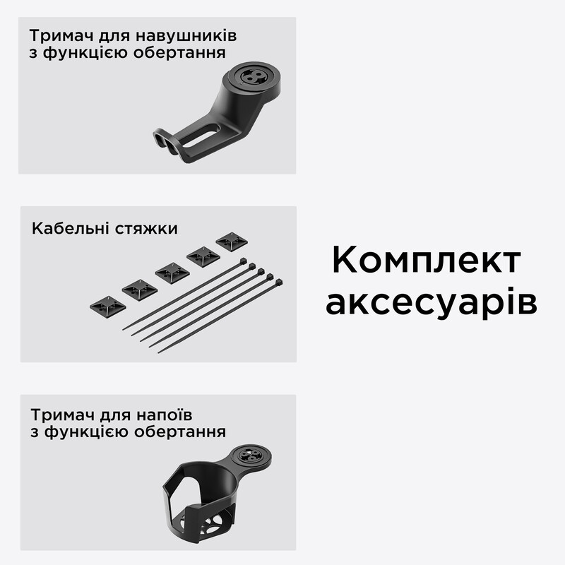 Комп`ютерний стіл Anda Seat Xtreme E 1600x800 Black (AD-D-DD1-1600-06-B)