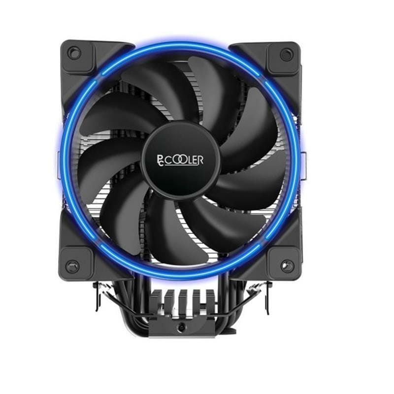 Кулер процессорный PCCooler GI-X6B Blue, Intel: 1150/1151/1155/1156/775, AMD: AM2/AM2+/AM3/AM3+/AM4/FM1/FM2/FM2+, 148х126х85 мм, 4-pin