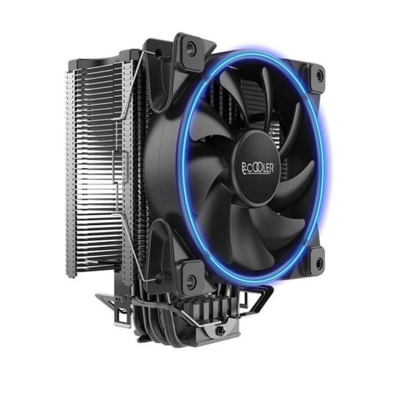 Кулер процессорный PCCooler GI-X6B Blue, Intel: 1150/1151/1155/1156/775, AMD: AM2/AM2+/AM3/AM3+/AM4/FM1/FM2/FM2+, 148х126х85 мм, 4-pin