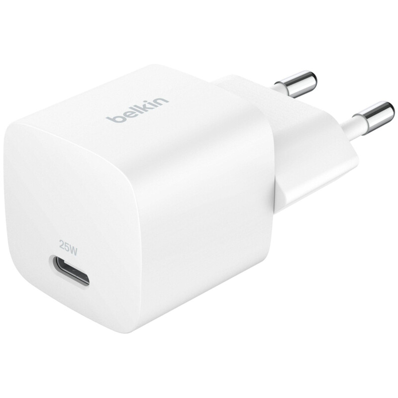 Сетевое зарядное устройство Belkin BoostCharge USB-C Wall Charger 25W White (WCA012KQWH)