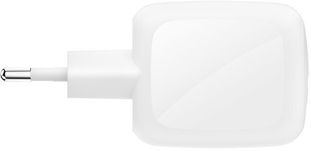Сетевое зарядное устройство Belkin BoostCharge Pro New Dual USB-C GaN Wall Charger 67W White (WCH020KQWH)
