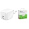 Фото - Сетевое зарядное устройство Belkin BoostCharge Pro New Dual USB-C GaN Wall Charger 67W White (WCH020KQWH) | click.ua