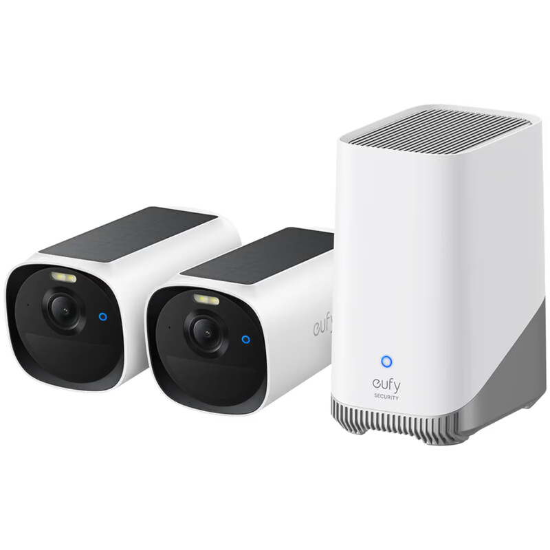 Комплект видеонаблюдения EUFY E40 2-Cam Kit +HomeBase White (E8144322)