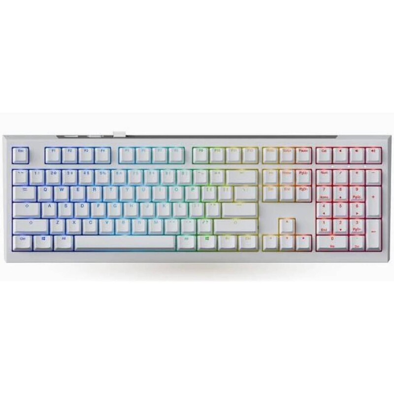 Клавиатура Ducky One X Wireless White (ON2408AST3-DAUSPDOECL2WW1)