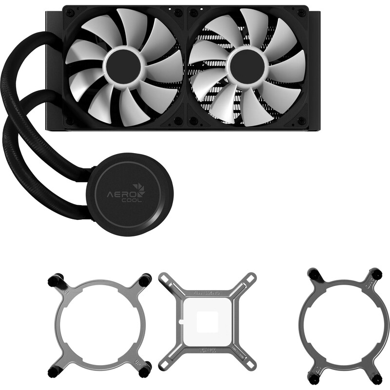 Система водяного охлаждения AeroCool Abyss L240R Black (ACLA-AB24117.11)