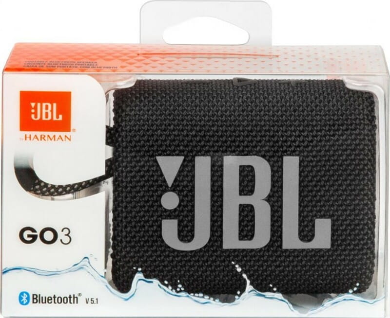 Акустическая система JBL GO 3 Black (JBLGO3BLK)