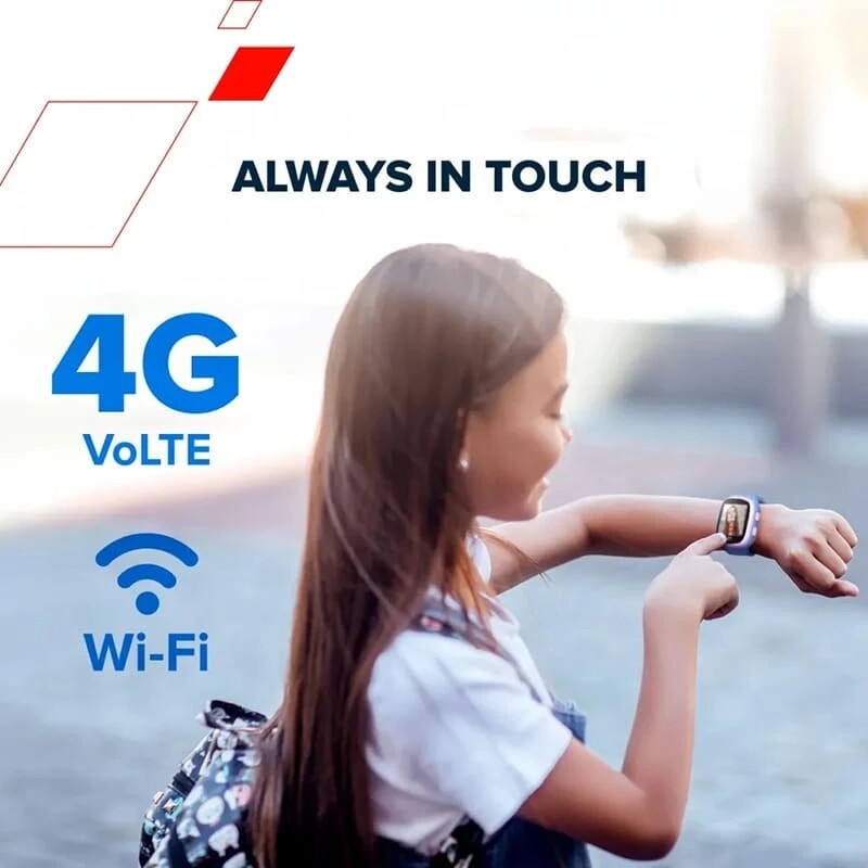 Дитячий смарт-годинник Canyon Zefir KW-49 4G LTE Blue (CNE-KW49BL)