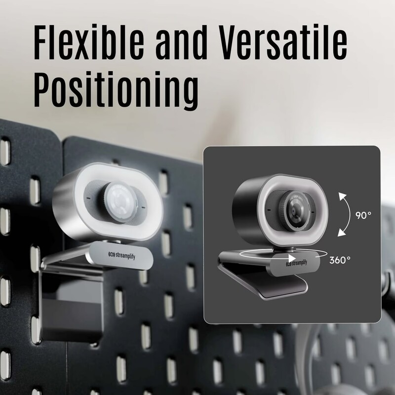 Веб-камера Streamplify Cam Plus Black (SPCW-CLFH221.11)