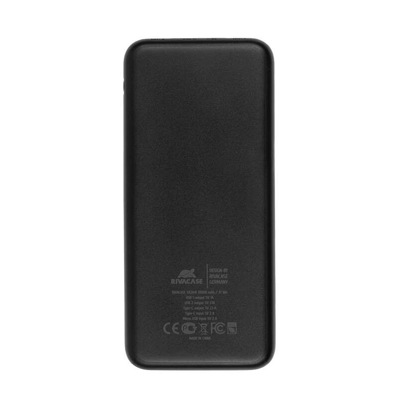 Универсальная мобильная батарея Rivacase Rivapower 10000mAh Black (VA2041)
