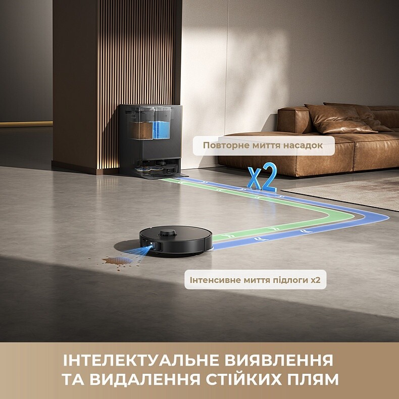 Робот-пилосос Dreame Bot Matrix 10 Pro Black (RLM61HE-Bl)