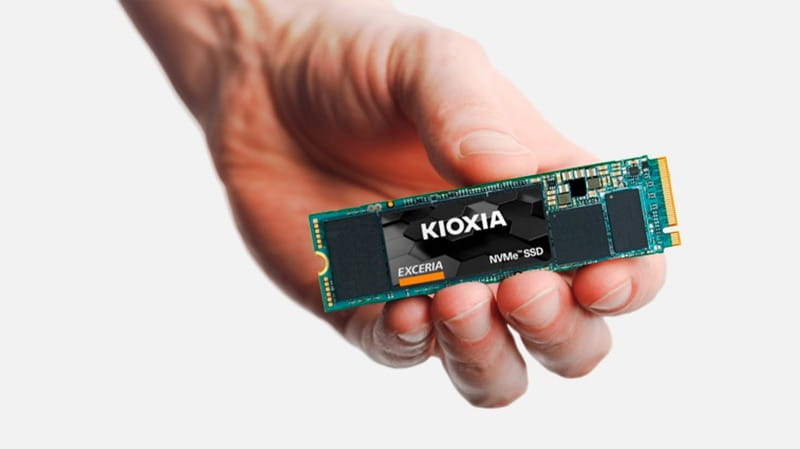 Накопитель SSD  500GB Kioxia Exceria M.2 2280 PCIe 3.0 x4 TLC (LRC10Z500GG8)