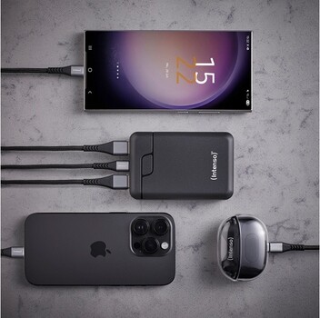 Универсальная мобильная батарея Intenso B10000 10000mAh, 12W, Black (7320530)