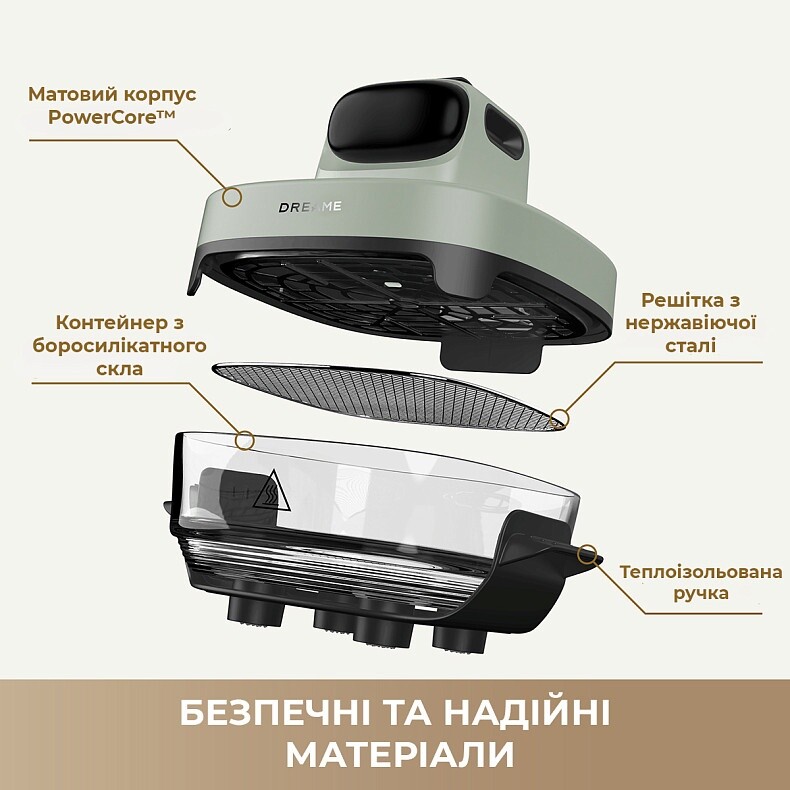 Мультипечь Dreame Tasti PT60 4.5L+2.5L Starlight Gray (DREAME-PT60-SG)
