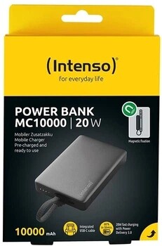 Универсальная мобильная батарея Intenso MC10000 10000mAh, 20W, Gray (7340034)