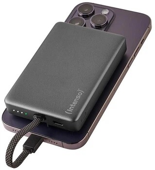 Универсальная мобильная батарея Intenso MC10000 10000mAh, 20W, Gray (7340034)
