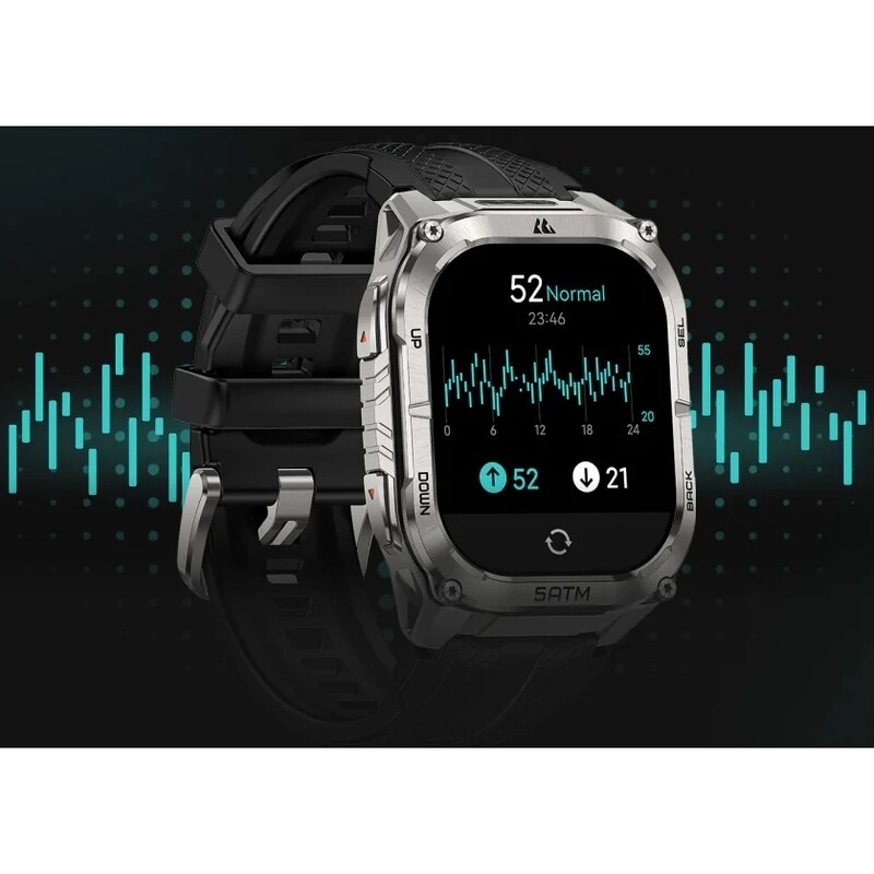 Смарт-годинник Kospet Tank M4C Silver