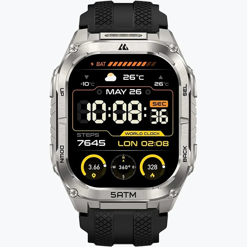 Смарт-годинник Kospet Tank M4C Silver