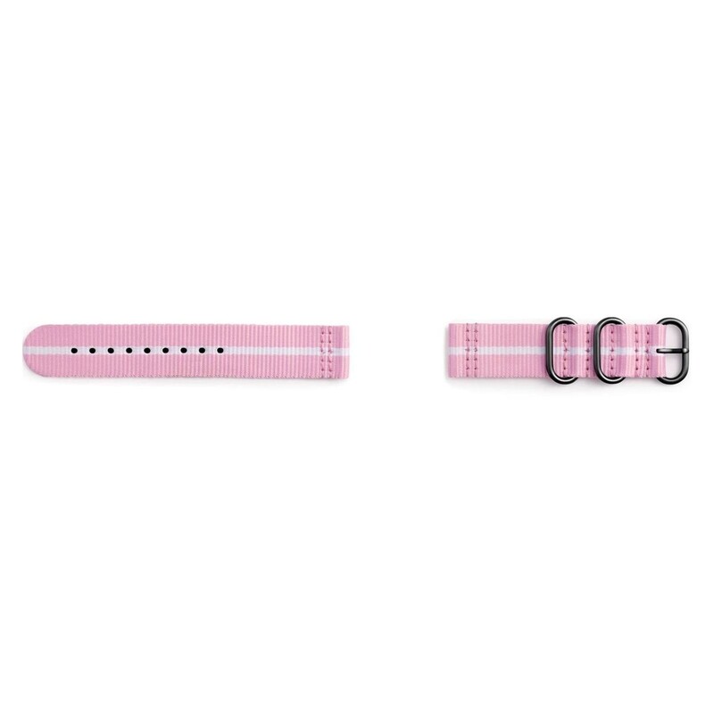 Ремешок Samsung Gear Premium Nato Pink-White (GP-R600BREECAE)