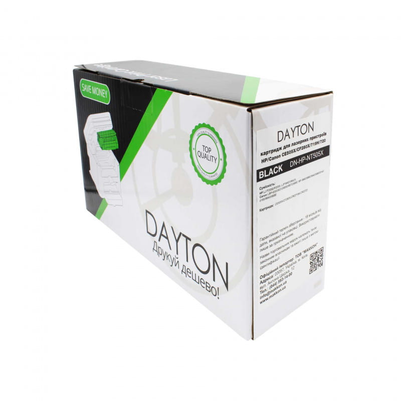Картридж Dayton (DN-HP-NT505X) HP LJ M425dn/M425dw Black (CE505X/Canon 719H)