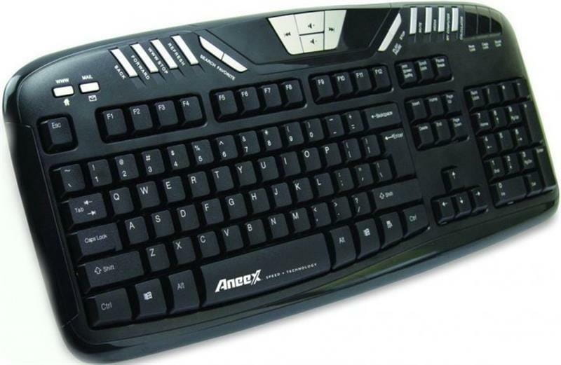 Клавіатура Aneex E-K958 Black USB