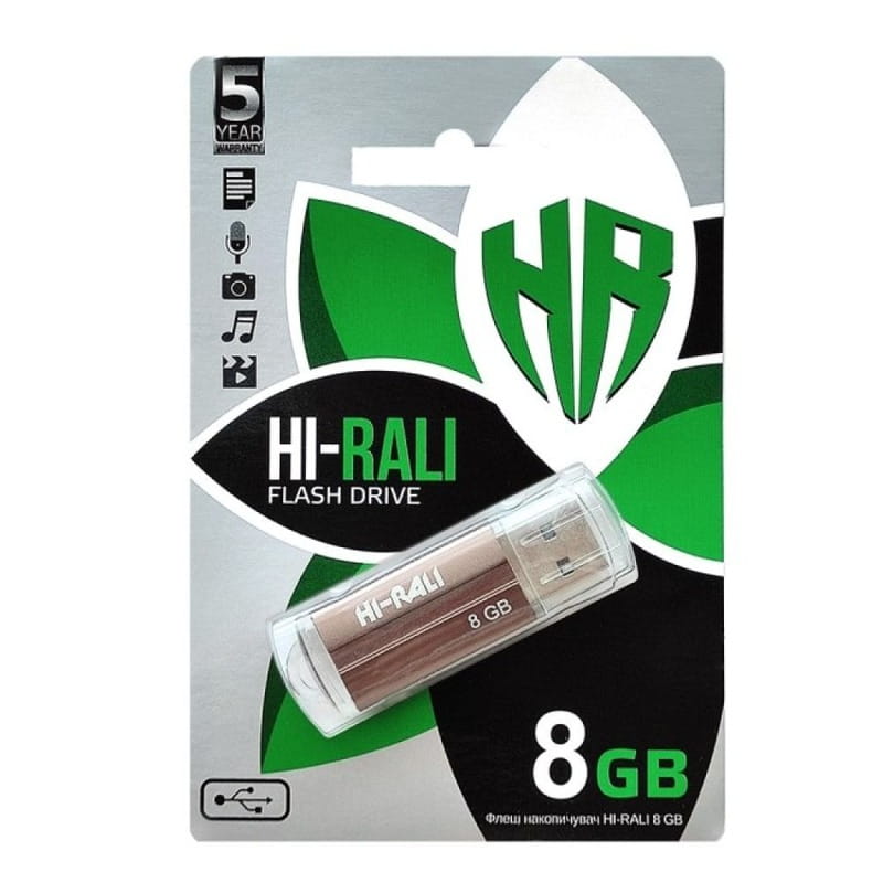 Флеш-накопитель USB 8GB Hi-Rali Corsair Series Bronze (HI-8GBCORBR)