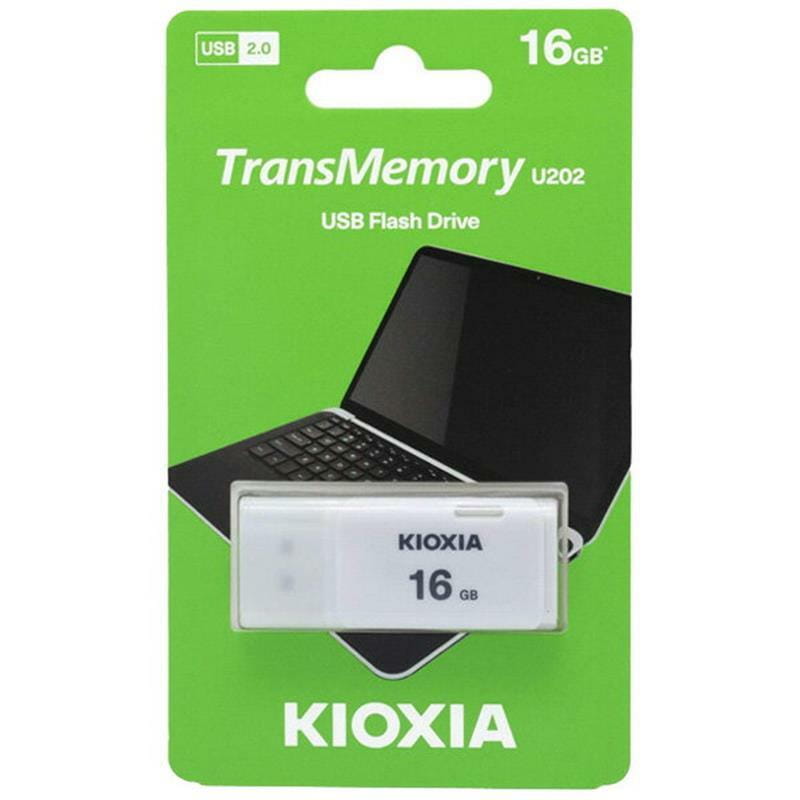 Флеш-накопитель USB  16GB Kioxia TransMemory U202 White (LU202W016GG4)