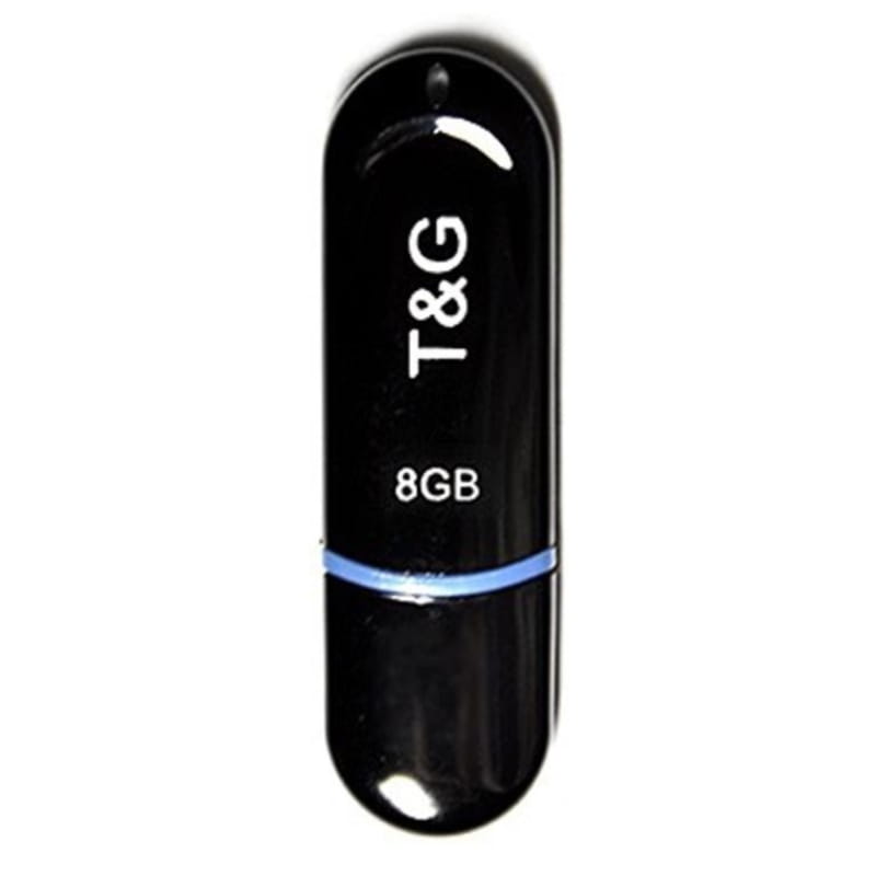 Флеш-накопитель USB 8GB T&G 012 Classic Series Black (TG012-8GBBK)