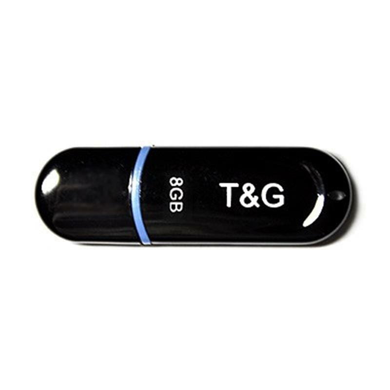 Флеш-накопичувач USB 8GB T&G 012 Classic Series Black (TG012-8GBBK)