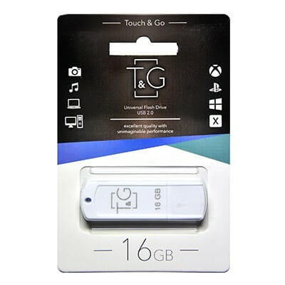 Флеш-накопитель USB 16GB T&G 011 Classic Series White (TG011-16GBWH)