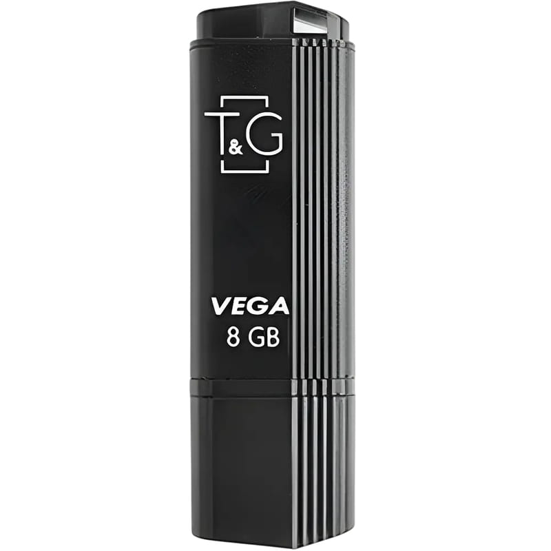 Флеш-накопитель USB 8GB T&G 121 Vega Series Black (TG121-8GBBK)