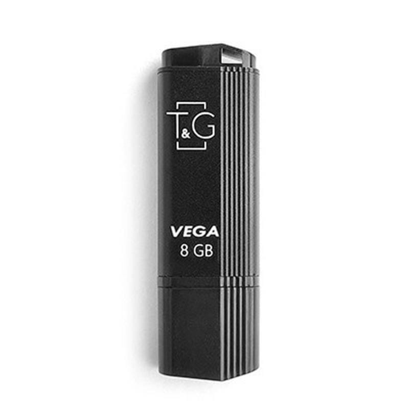 Флеш-накопичувач USB 8GB T&G 121 Vega Series Black (TG121-8GBBK)