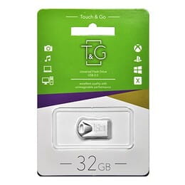 Флеш-накопитель USB 32GB T&G 106 Metal Series Silver (TG106-32G)