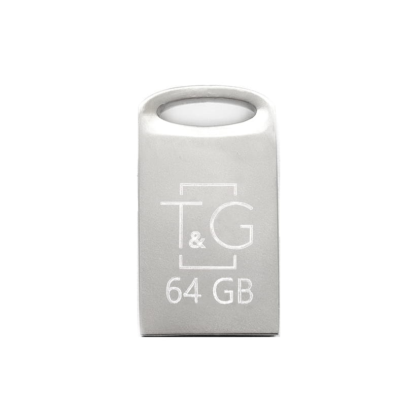 Флеш-накопичувач USB 64GB T&G 105 Metal Series Silver (TG105-64G)