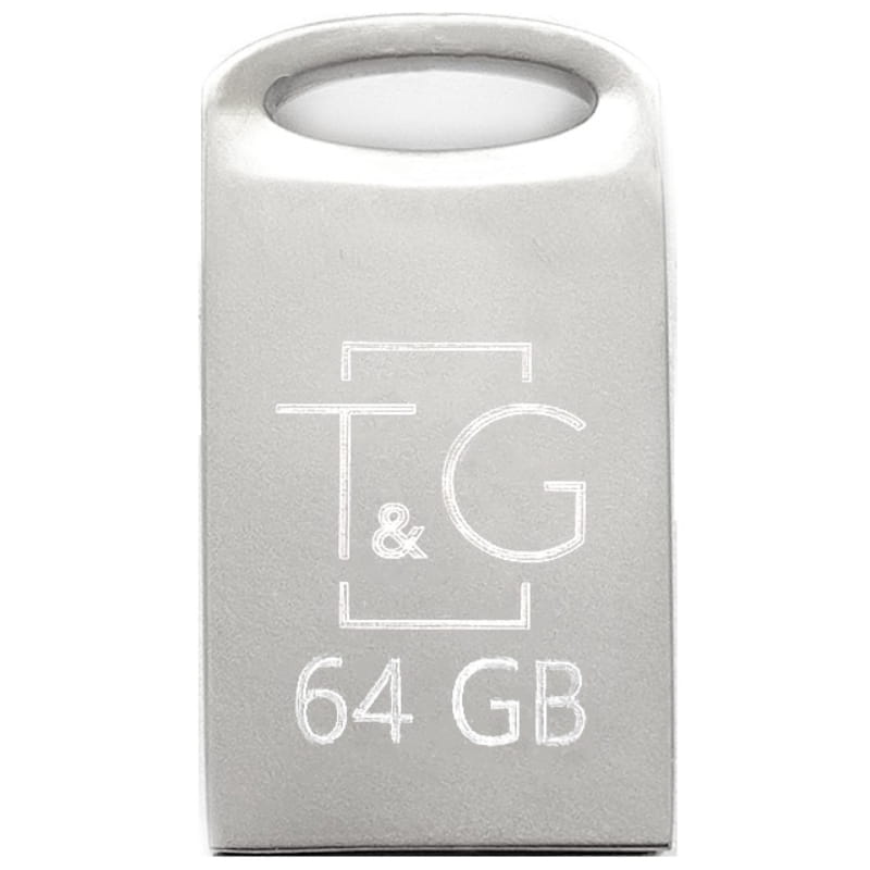 Флеш-накопитель USB 64GB T&G 105 Metal Series Silver (TG105-64G)