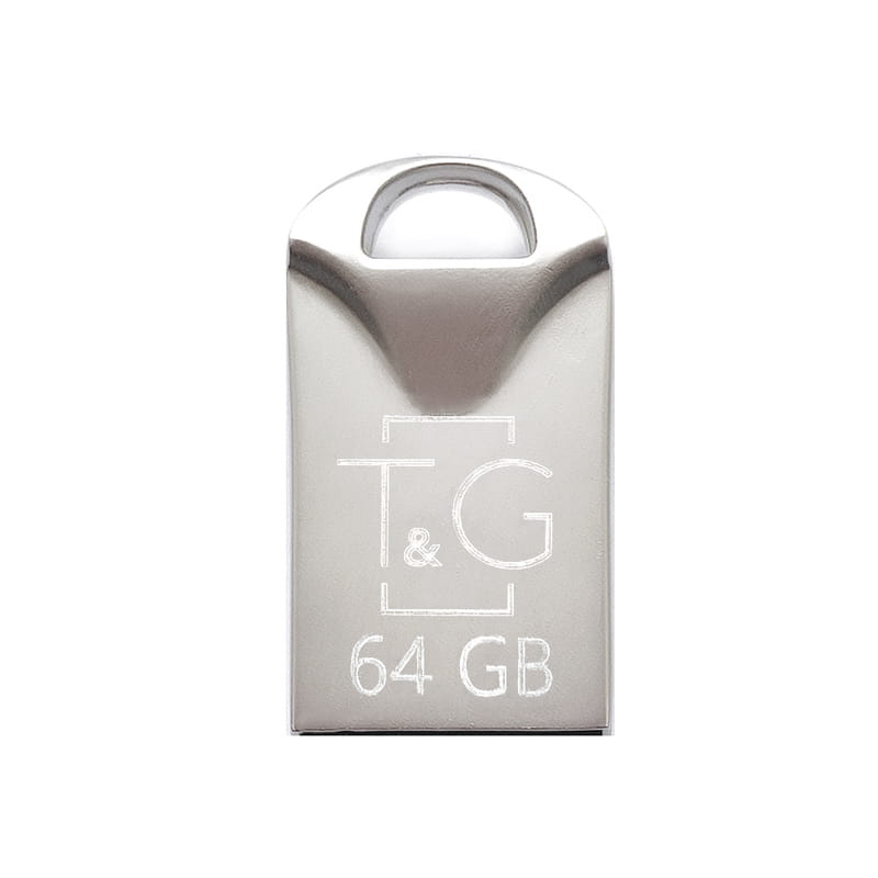 Флеш-накопитель USB 64GB T&G 106 Metal Series Silver (TG106-64G)