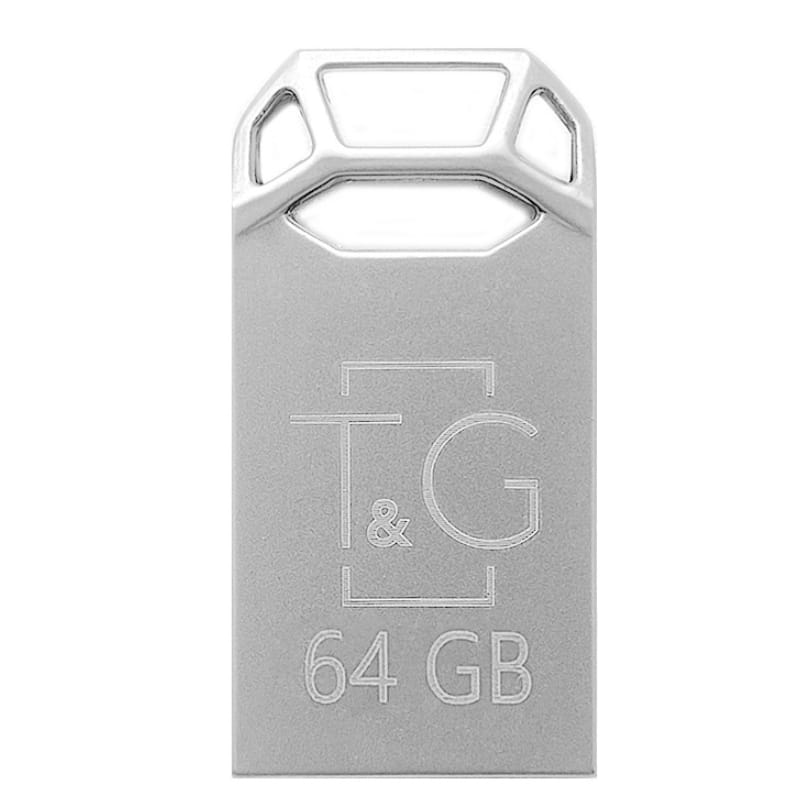 Флеш-накопитель USB 64GB T&G 110 Metal Series Silver (TG110-64G)