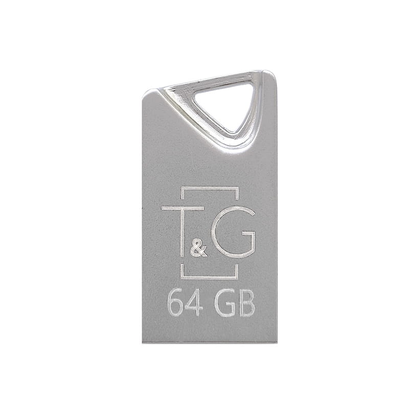 Флеш-накопитель USB 64GB T&G 109 Metal Series Silver (TG109-64G)