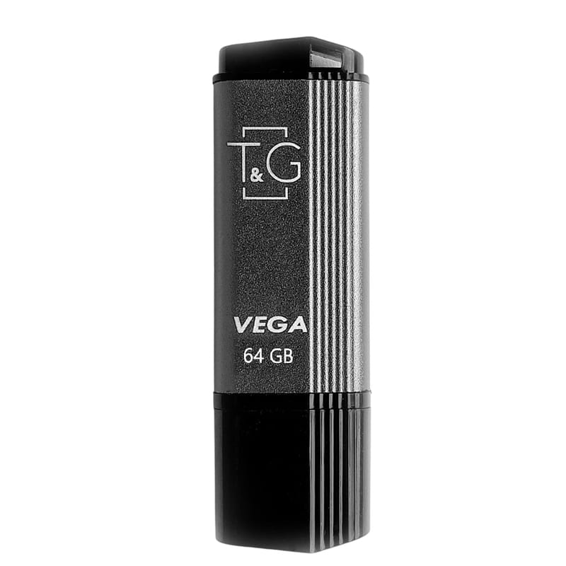 Флеш-накопичувач USB 64GB T&G 121 Vega Series Grey (TG121-64GBGY)