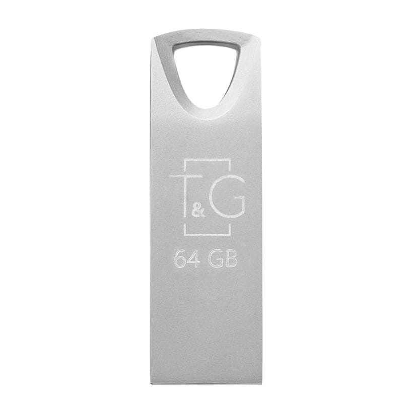 Флеш-накопитель USB 64GB T&G 117 Metal Series Silver (TG117SL-64G)