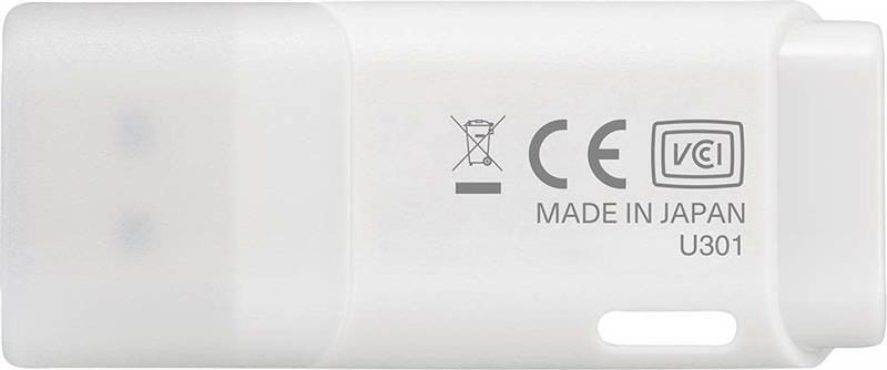 Флеш-накопитель USB3.2  64GB Kioxia TransMemory U301 White (LU301W064GG4)
