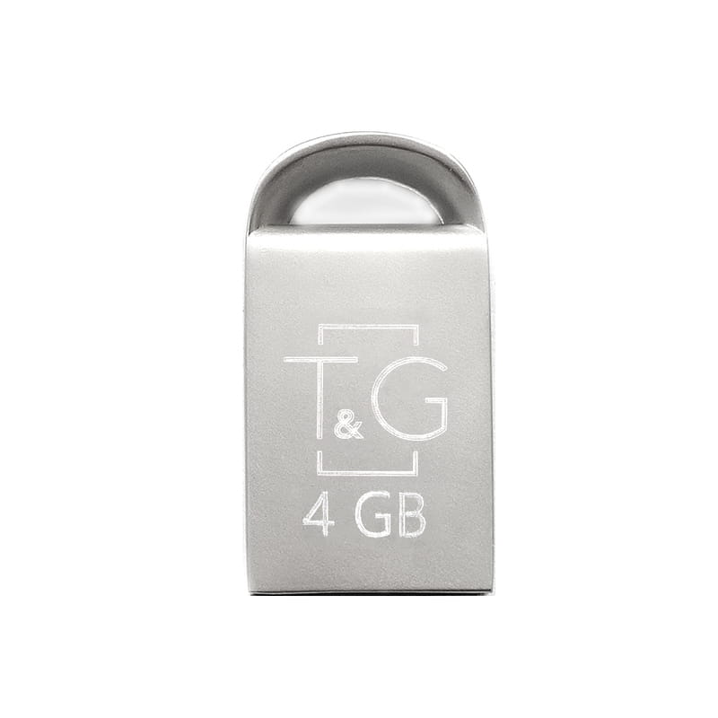 Флеш-накопитель USB 4GB T&G 107 Metal Series Silver (TG107-4G)