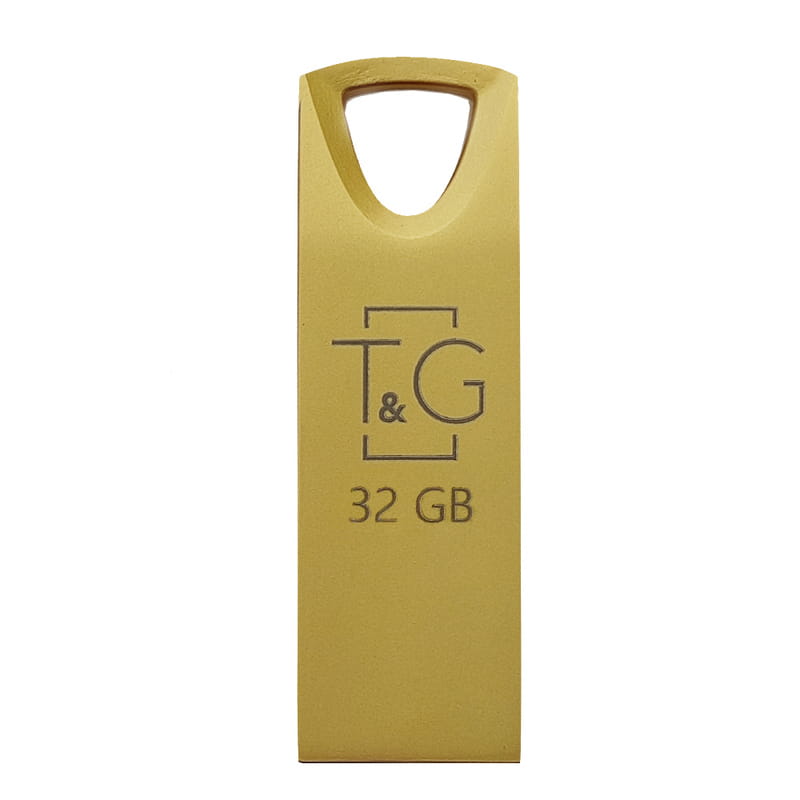 Флеш-накопичувач USB 32GB T&G 117 Metal Series Gold (TG117GD-32G)