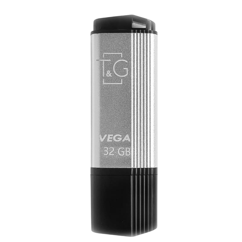 Флеш-накопичувач USB 32GB T&G 121 Vega Series Silver (TG121-32GBSL)