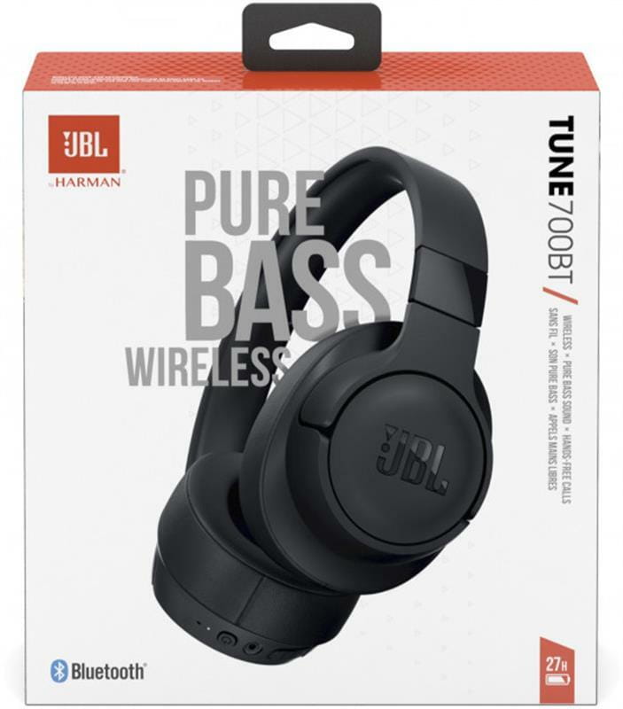 Bluetooth-гарнитура JBL Tune 700BT Black (JBLT700BTBLK)