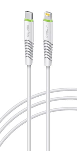 Photos - Cable (video, audio, USB) Intaleo Кабель  CBFLEXTL1 USB Type-C - Lightning , 1.2 м, White (12831 (M/M)