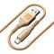Фото - Кабель Luxe Cube Armored USB - micro USB (M/M), 1 м, золотистый (8886669689204) | click.ua