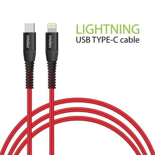 Фото - Кабель Intaleo   CBRNYTL1 USB Type-C - Lightning , 1.2 м, Red (12831265 (M/M)